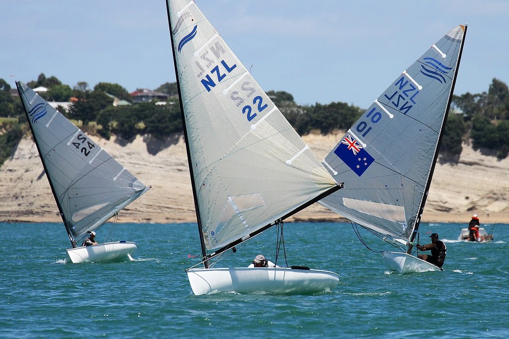 New Zealand Finn Nationals, Takapuna, Februaru 2013 © Richard Gladwell www.photosport.co.nz